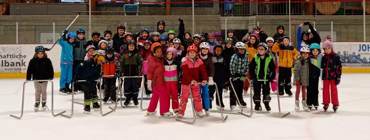 Eislaufen Gruppenbild